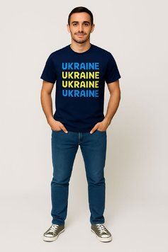 Патріотичний чоловіча футболка UA1-043 фото
