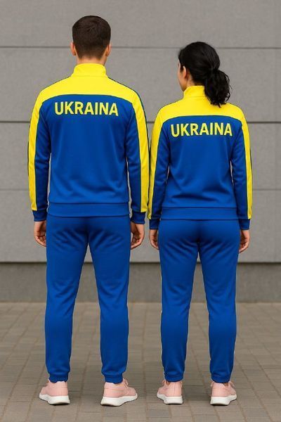Парний спортивний костюм з українською символікою UA-099 фото