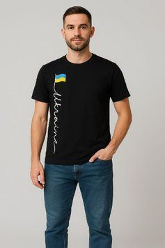 Патріотична чоловіча футболка UA1-029 фото