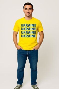 Патріотична чоловіча футболка UA1-071 фото