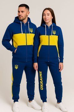 Парний спортивний костюм з українською символікою UA-120 фото