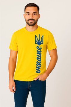 Патріотична чоловіча футболка UA1-128 фото