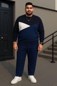 Чоловічий спортивний костюм без капюшона BS192-001 фото