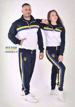 Парний спортивний костюм з українською символікою Strong Nation UA-022 фото