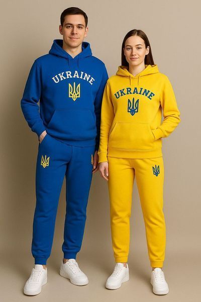 Парный спортивный костюм с украинской символикой UA-092 фото